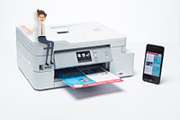 Impresora multifunción tinta DCP-J1100DW All in Box