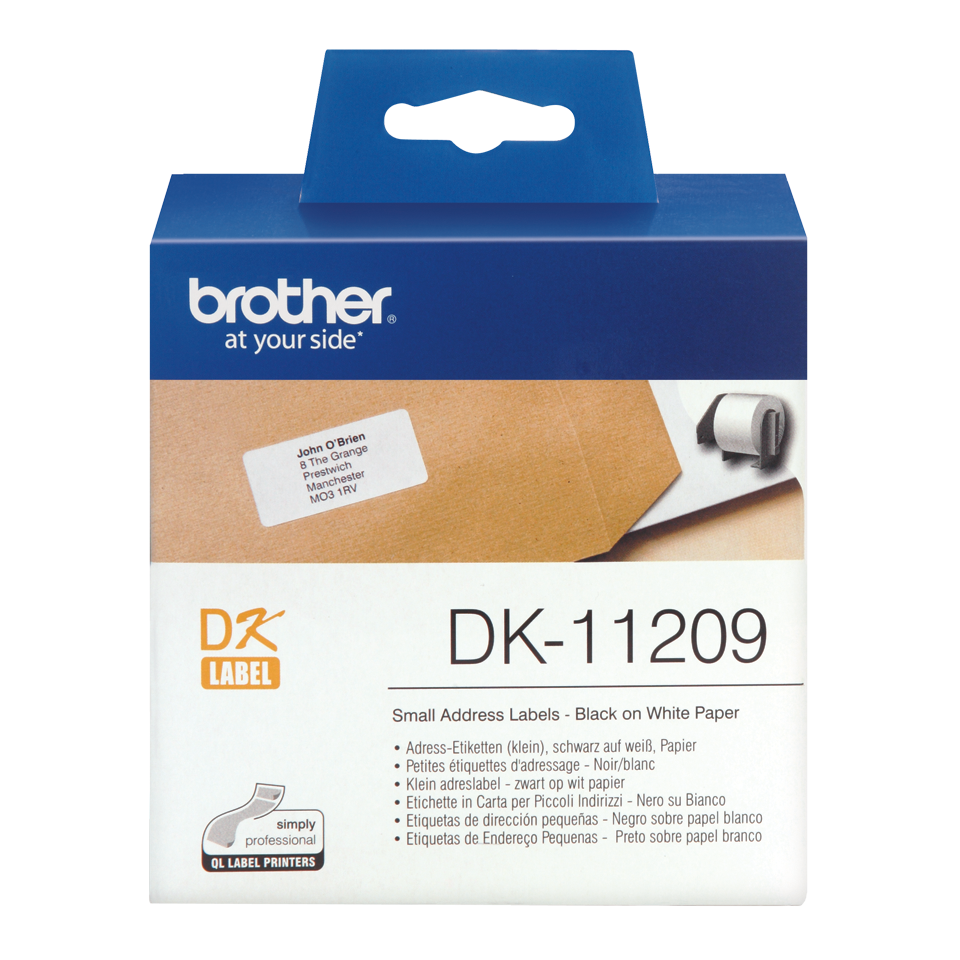 Rollo de Etiquetas Compatible para Brother QL-810W 820NWB 580N DK-11209 800 1050 1060 N Rollo de Etiquetas Compatible para Brother QL-810W 820NWB 580N DK-11209 800 1050 1060 N