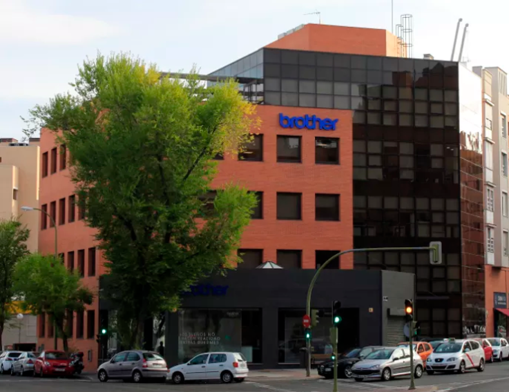 Fachada edificio Brother en Madrid