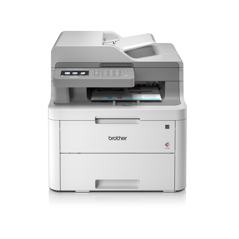 Impresora Multifunción Láser LED Color DCPL3550CDW, Brother